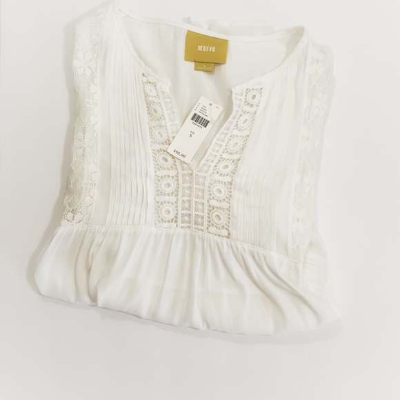 Anthropologie Tops - Anthropologie Maeve Boho Crochet Popover Top